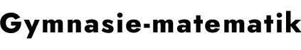 Gymnasie-matematik Logo